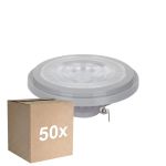 Flerpack 50x Noxion LED Spot G53 AR111 7.4W 450lm 40D - 930 Extra Varm Vit | Bästa Färgåtergivning - Dimbar - Ersättare 50W