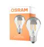 Osram Classic LED E27 Päron Filament Mirror Silver 4W 400lm - 827 Extra Varm Vit | Ersättare 35W